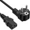 5m Kaltgerätekabel Netzkabel Stromkabel für PC, Ancable Schutzkontakt Stecker Typ F (CEE 7/4) Kaltgerätekupplung C13 Buchse PC Computer Monitor Drucker Beamer