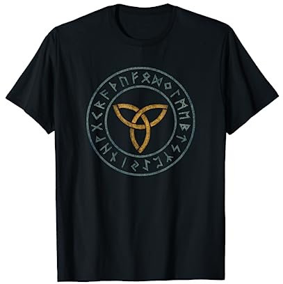 Triquetra Keltisch Nordisch Wikinger Mythologie Symbol Runen T-Shirt