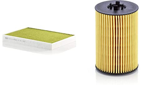Original MANN-FILTER Innenraumfilter FP 31 003 – FreciousPlus Biofunktionaler Pollenfilter – Für PKW & Ölfilter HU 7020 z – Ölfilter Satz mit Dichtung/Dichtungssatz – Für PKW