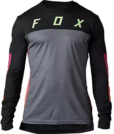 Fox Racing Men's Defend Ls Mountain Bike Jersey, Cekt-Black, Small