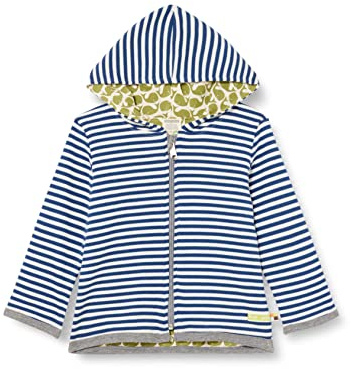 loud + proud Unisex Kinder Wendejacke Ringel, Gots Zertifiziert Wendejacke