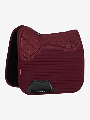 LeMieux Softshell-Dressur-Pad, rutschfest, volle Größe, Burgunderrot