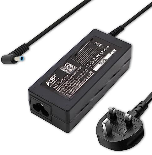 Wikiparts* New 19.5V 3.33A 65W Ac Adapter Replacement For HP 15-BW066SA 15-BW067SA 15-BW068SA Laptop Power Supply Charger With UK Power cord - 4.5 MM X 3.0 MM Pin Size