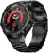 SUPLINK Metallgehäuse mit Band Kompatibel Samsung Galaxy Watch 5 Pro Armband 45mm/ Galaxy Watch 6 Armband/Watch 5/ Galaxy Watch 4 Armband 44mm, Edelstahl Schutzhülle Armband Männer(Schwarz)
