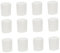 KALLORY 1 Set 10pcs Wine Glass Mold Silcone Molds Dessert Tray Silicone Molds for Resin Shot Glass Mould Soap Making Reusable Ice Shot Glasses Glass Molds Glass Shape Ice Molds Bottle Mold