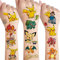 100+ Pocket Monster Tattoo Kinder,Hautfreundlich Kinder Tattoo Jungen Mädchen Wasserdichte Anime Kindertattoos Sticker Set Tattoos zum Aufkleben,Mitgebsel Kindergeburtstag Gastgeschenke Party Deko