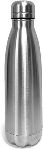 Stainless Steel Water Bottle 500ml Double Walled Insulated Vacuum Flask BPA-Free Leak Proof Travel Drinking Bottle Reusable Metal Thermos Ideal for hot and Cold Liquids