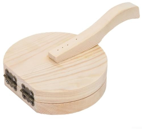 Outil de pressage de pâte en bois, 21,8 cm, outil de pressage de pâte à boulettes, presse à tortilla, presse à raviolis
