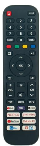 VINABTY EN2H30H Telecomando di ricambio compatibile con HISENSE TV 32A4FG 43AE7210F