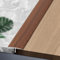 REDEXI 90cm Übergangsschiene Abdeckleiste, Metall T-Form Boden Ausgleichsprofil, Wasserdicht Abdeckleiste Türschwelle Zierleisten, Holzmaserung, Leicht, Glatt(Light Walnut,W2cm/0.79in)