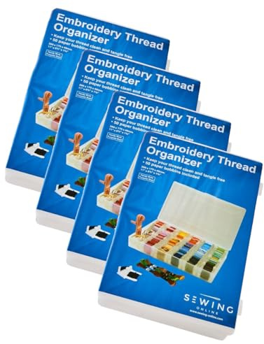 Sewing Online Embroidery Thread Organizer Large - 4 Pack