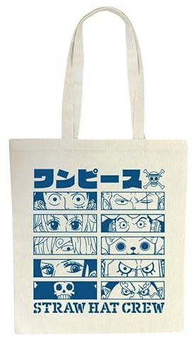 One Piece Strawhat Crew Unisex Stofftasche Multicolor