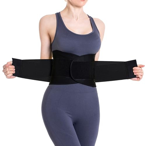 Yesimola Bauchweggürtel Korsett,Damen Bauchweg Schwitzgürtel, Kaiserschnitt Bauchgurt,Verstellbarer Taille Cincher,Abnehmen Waisttrainer Taillenformer,Bauchgürtel für Herren und Damen