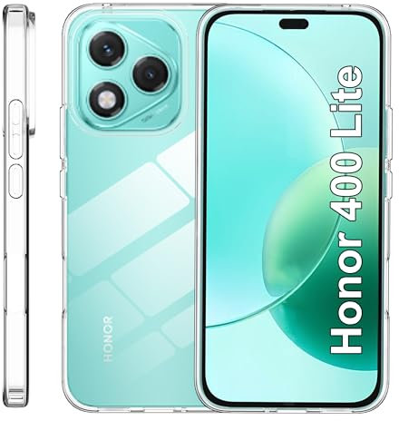 zZjoOoj Funda para Honor 400 Lite,Funda de Silicona TPU Flexible,Antigolpes Carcasa, Anti-Amarillo, Antiarañazos (Transparente)