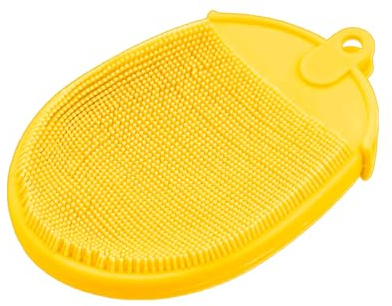 Silicone Cleaning Sponge for Kitchen, Dish Brush Double Sided Silicone Sponge, Washable Non-stick for Cleaning House Pans Pans Kitchen Plans Grills