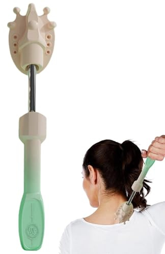 Rascador eléctrico, rascador automático con garra ancha, rascador de cuerpo retráctil para adultos, mujeres, hombres para picar en la cabeza, la espalda y las piernas, 15,35 x 1,97 pulgadas