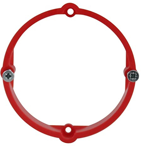 Putzausgleichring 60mm,Höhe=12mm,rot,3 Stück