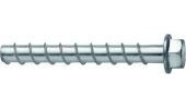 Hilti Kwik HUS-EZ Beton- und Mauerwerkschraubenanker – Kohlenstoffstahl – KH-EZ 1/4 x 1-7/8 – 423473 – 100 Stück