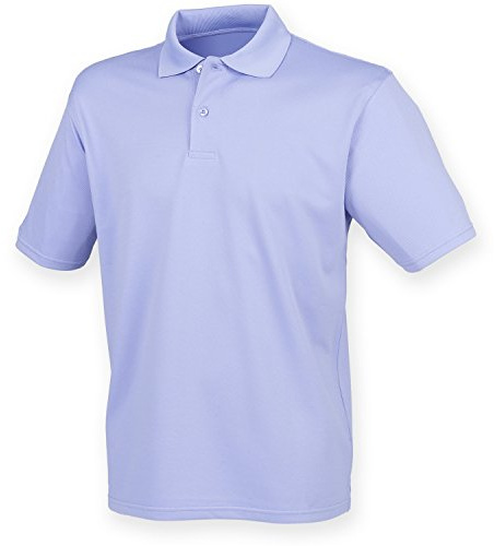 Henbury Mens Coolplus® Pique Polo Shirt (3XL) (Lavender)