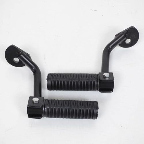 Pair de cale pied noir du passager arrière pour scooter MBK 50 Nitro Neuf