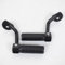 Pair de cale pied noir du passager arrière pour scooter MBK 50 Nitro Neuf
