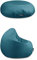 BuBiBag Beanbag Sitzkissen für Kinder & Erwachsene | Bodenkissen in 32 Farben & 3 Größen | Sitzsack für Indoor Outdoor | Wasser- & schmutzabweisend Material (Petrol-Erwachsene XL)
