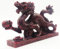Mose Cafolo Rote Holz-Feng-Shui-Drachenfigur, 15,2 cm, asiatische chinesische Figur, Skulptur für Glück und Erfolg