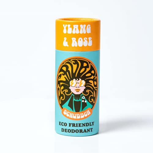 Eco Friendly Vegan Natural Organic Ylang & Rose Deodorant Stick in 100% Recyclable Tube