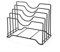 Porta Coperchi Pentole, Supporto Coperchio Pentole Porta Coperchi in Ferro Battuto Utensile da Cucina Organizzatore Mobile Cucina Scaffale per Libri da Tavolo Adatto per Risparmiare Spazio in Cucina