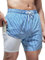 Arcweg Badehose für Herren Badeshorts mit Kompression Liner 2 in 1 Schnelltrocknend Strandhose Männer Elastisch Surf Shorts mit Reißverschlusstaschen L（EU