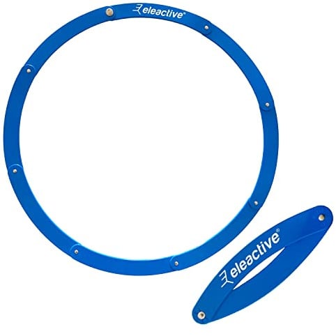 Eleactive® Faltbarer Pétanque-Kreis (Blau) Zugelassen für Wettbewerbe durch die Internationaler Pétanque-Verband