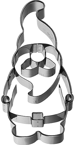 Birkmann, Ausstechform Weihnachtswichtel, mit Innenprägung, Ausstecher, Plätzchenform, Keks, Plätzchen, Edelstahl, 9 cm