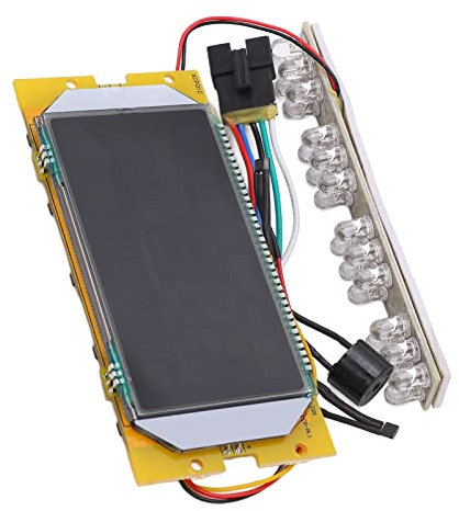 LCD-Display für Elektrofahrräder, Wasserdichtes 36-V-Universal-Display-Meter, LCD-Display, Elektroroller-Display-Meter für Elektrofahrrad-Modifikationsteile für KUGOO S1 Scooter-Reparaturzubehör