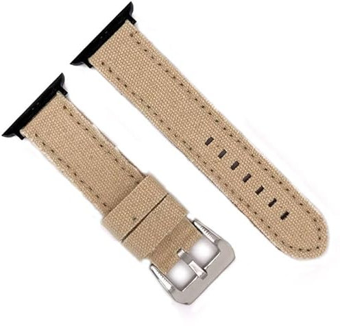 Correa vaquera compatible Apple Watch 45mm 44mm 42mm 49mm 41mm 40mm 38mm Ultra SE2 SE Series 8, 7, 6, 5, 4, 3 2 1 Ref AW390 Beige 38mm/40mm/41mm