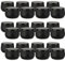 Leere Kerzendosen Kerzengläser, Blumensprach Serie 24 Pcs, Kerzen Selber Machen Set, Kerzenherstellung Set & Zubehör, Mini Kerzendosen DIY Kerzenherstellungszubehör Kit Süßigkeiten Gewürze Gift