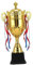 rockible Coppa Trofeo Partecipazione, Mini Trofeo Trofeo Adulti Premio Coppa Trofeo per Campionati Sportivi, Altezza 30 cm