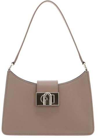 Furla 1927 Soft Shoulder Bag S Greige