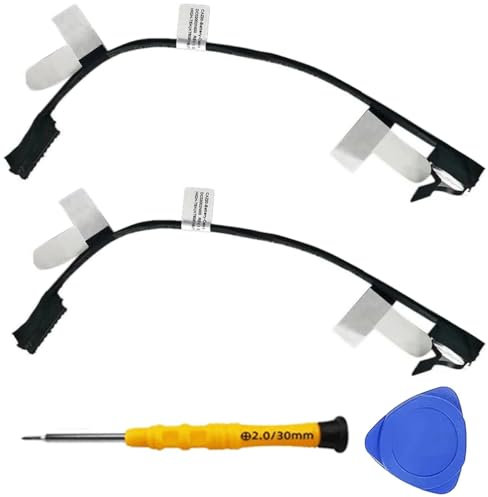 ZHUROUPU Power Cord Battery Cable Replacement for Latitude 7480 E7480 7490 E7490 Series Laptop F3YGT DJ1J0 Notebook Battery Wire Cord NIA01 DC02002NI00 7XC87 07XC87 CAZ20