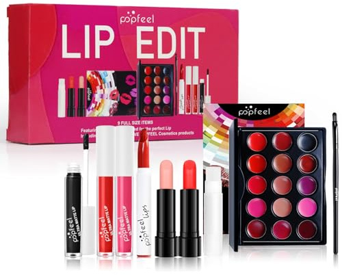 FantasyDay Xmas Make-up Sets Multifunktions Exquisite Makeup Geschenkset Kosmetik für Gesicht, Augen und Lippen - Schmink Beauty Kit mit Lidschatten Palette Lippenstift Concealer Puder Rouge Mascara