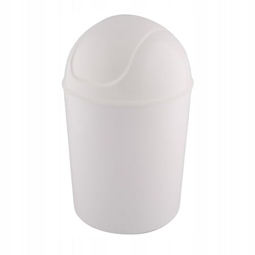 Altom Design Schwingdeckeleimer Oscar 7 l Weiß