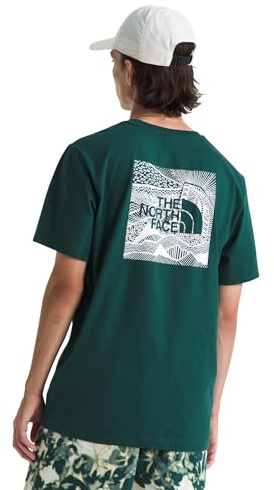 The North Face NF0A87NV6GI M S/S Box NSE Celebration Tee T-Shirt Herren Deep Nori Größe XL