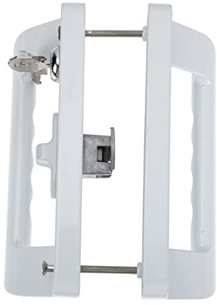 KONTONTY Serrure De Porte De Grange Coulissante Poignée De Porte Dentrée En Alliage Daluminium Installation Facile