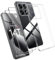Effcotuo Custodia per Xiaomi Mi 14T 5G Cover con 2 Pellicola Protettiva Vetro Temperato Case Trasparente Protettiva in Silicone TPU Custodia