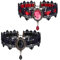 UILYNIU 2 Stück Gothic Schmuck Set, Gothic Spitze Halsband Halskette, Halloween-Kostüme, Halloween Zubehör, Punk Choker, Vampir Choker mit Träne, für Halloween-Kostüm Cosplay