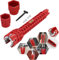 JRSHIRLEYLTD Llave de grifo 8 en 1, llave de grifo multifuncional, herramienta de llave de grifo para lavabo, baño, cocina