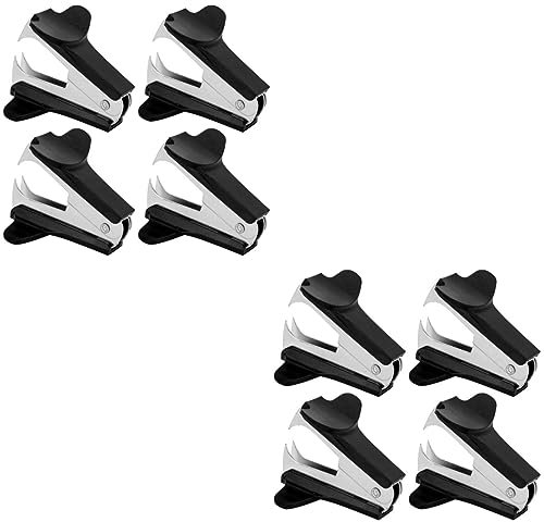 DIYEAH 2 Sätze Klammerentferner Kabelorganisator Abzieher Entferner Für Hautklammern Ventil Nagelhautentferner Werkzeug Zum Entfernen Von Heftern Mini-hefter Plastik Black 4 Stücke * 2