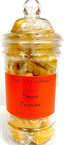 Sweet Peanuts Sweets Gift Jar by Dolci Di Lechlade Classic British Retro Traditional Sweet Shop Candy Hard Boiled
