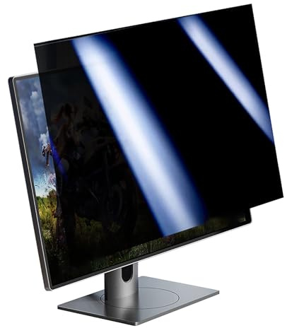 WSDAV 24-34 Zoll Computer-Blickschutzfolie im Format 16:9, 16:10, 21:9 – Bildschirmschutzfolie für HDTVs, Computermonitore und LED-Bildschirme,34in 21:9