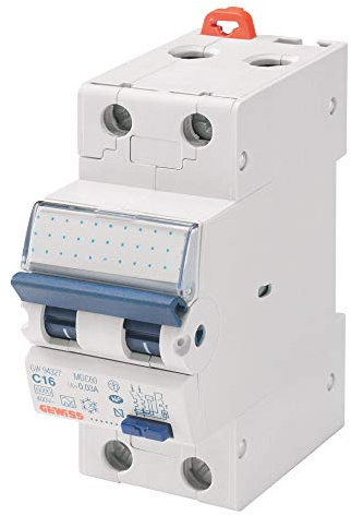 Gewiss gw94028 2P coupe-circuits – courtes circuits (20 A, Bleu, Blanc)