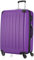 HAUPTSTADTKOFFER - SPREE - Großer Hartschalen-Koffer Trolley Rollkoffer Reisekoffer, 4 Doppel-Rollen, 75 cm, 119 L, Aubergine